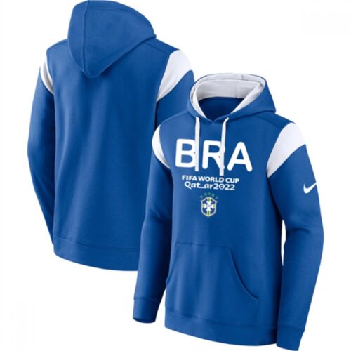6861693c76d57_1 Men's Brazil Blue 2022 FIFA World Cup Soccer Hoodie
