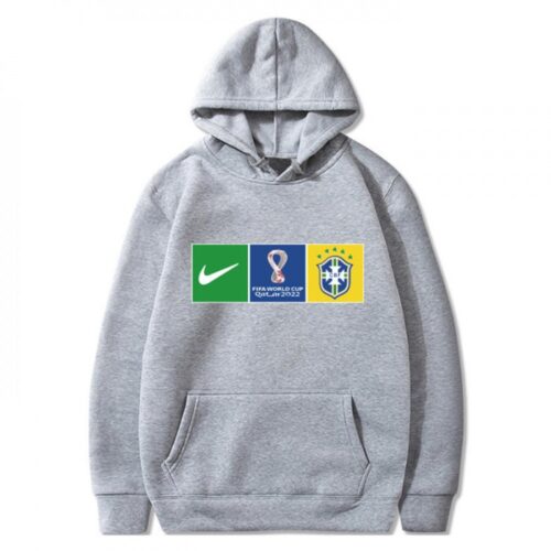 6861693f07985_1 Men's Brazil World Cup Soccer Hoodie Grey