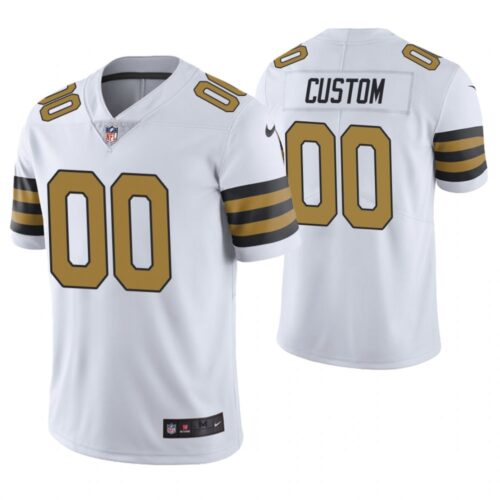 6861694014f87_1 Youth New Orleans Saints ACTIVE PLAYER Custom White Color Rush Limited Stitched NFL Jersey