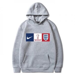 6861695354905_1 Men's England World Cup Soccer Hoodie Grey