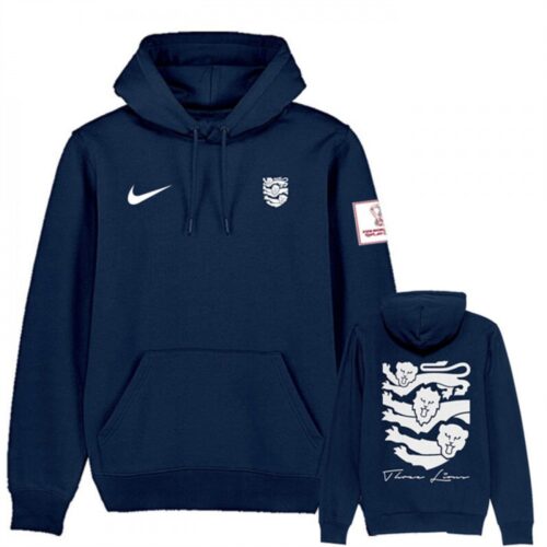 686169590899f_1 Men's England FIFA World Cup Soccer Hoodie Navy