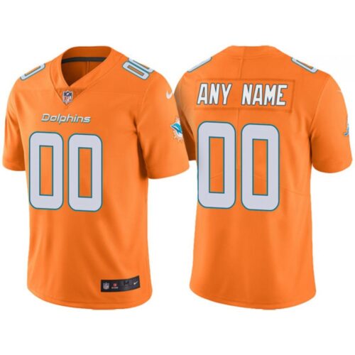 6861695ec1df0_1 Youth Miami Dolphins ACTIVE PLAYER Custom Orange Vapor Untouchable Limited Stitched Jersey