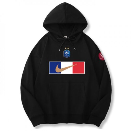 686169672cc9f_1 Men's France World Cup Soccer Hoodie Black
