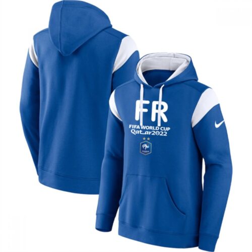 6861696fab540_1 Men's France Blue 2022 FIFA World Cup Soccer Hoodie