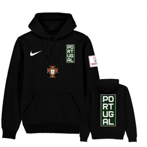 6861699613354_1 Men's Portugal Black 2022 FIFA World Cup Soccer Hoodie