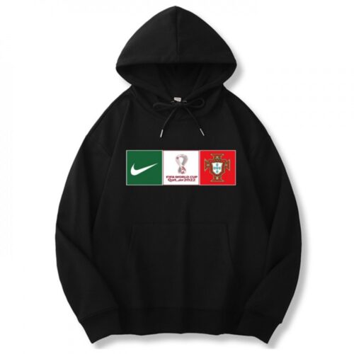 6861699b76be6_1 Men's Portugal World Cup Soccer Hoodie Black