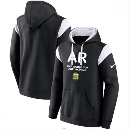 68616aa31090d_1 Men's Argentina Black 2022 FIFA World Cup Soccer Hoodie