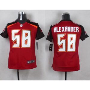 68616af902e7f_1 Buccaneers #58 Kwon Alexander Red Team Color Youth Stitched NFL New Elite Jersey