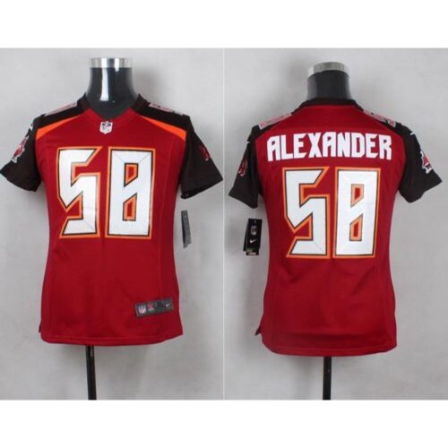 68616af902e7f_1 Buccaneers #58 Kwon Alexander Red Team Color Youth Stitched NFL New Elite Jersey