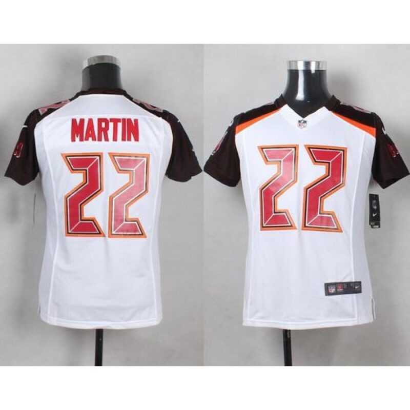 68616b2d7c464_1 Buccaneers #22 Doug Martin White Youth Stitched NFL New Elite Jersey