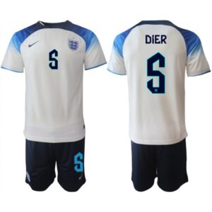 68616b9f0469f_1 Men's England #5 Dier White Home Soccer Jersey Suit