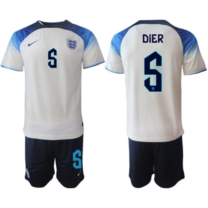 68616b9f0469f_1 Men's England #5 Dier White Home Soccer Jersey Suit
