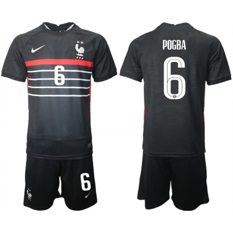 68616bac1808e_1 Men's France #6 Pogba Black 2022 FIFA World Cup Home Soccer Jersey Suit