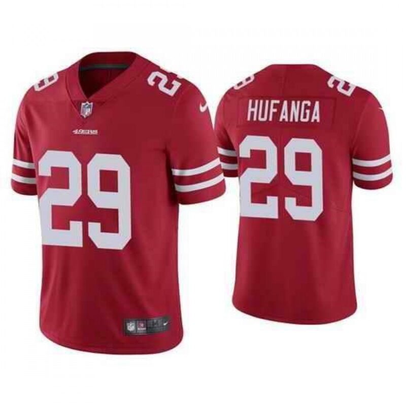 68616bb203106_1 Youth NFL San Francisco 49ers #29 Talanoa Hufanga Red Vapor Untouchable Limited Stitched Jersey