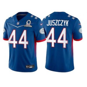 68616bc058f40_1 Youth San Francisco 49ers #44 Kyle Juszczyk 2022 Royal Pro Bowl Stitched Jersey