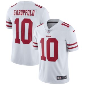68616bf47f936_1 Youth NFL San Francisco 49ers #10 Jimmy Garoppolo White Vapor Untouchable Limited Stitched Jersey