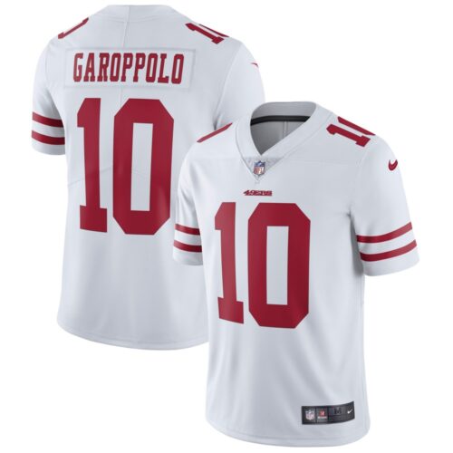 68616bf47f936_1 Youth NFL San Francisco 49ers #10 Jimmy Garoppolo White Vapor Untouchable Limited Stitched Jersey
