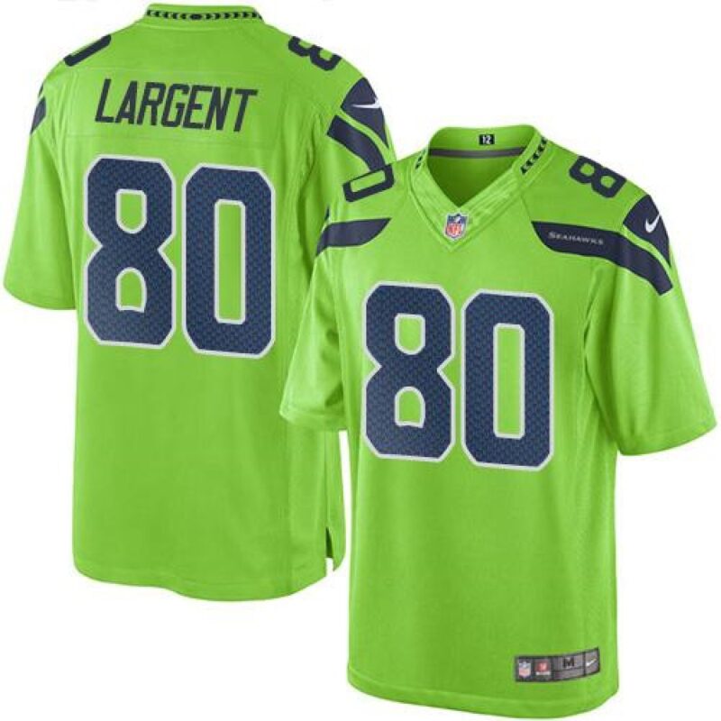 68616cba91dde_1 Seahawks #80 Steve Largent Green Youth Stitched NFL Limited Rush Jersey