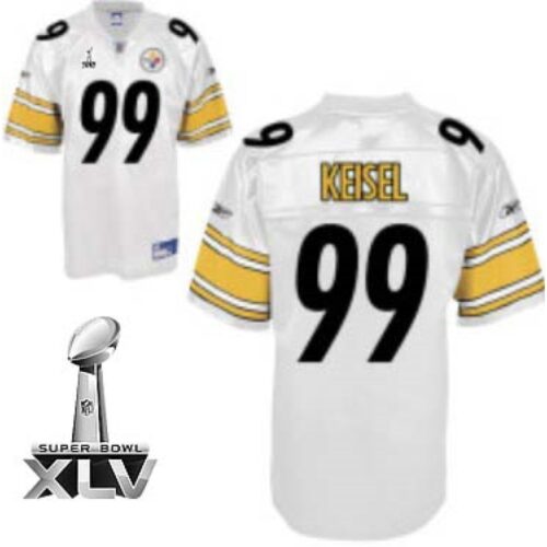 68616d55c7340_1 Steelers #99 Brett Keisel White Super Bowl XLV Stitched Youth NFL Jersey