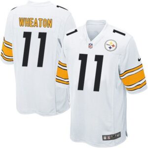68616d619a7a0_1 Steelers #11 Markus Wheaton White Youth Stitched NFL Elite Jersey