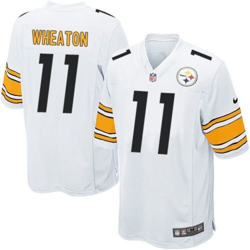 68616d619a7a0_1 Steelers #11 Markus Wheaton White Youth Stitched NFL Elite Jersey
