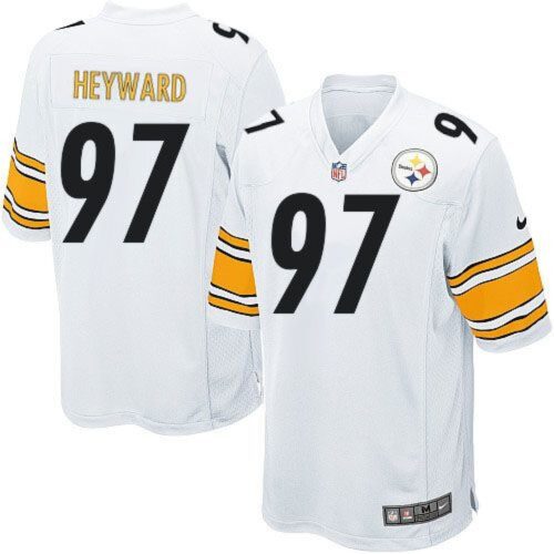 68616d7672169_1 Steelers #97 Cameron Heyward White Youth Stitched NFL Elite Jersey