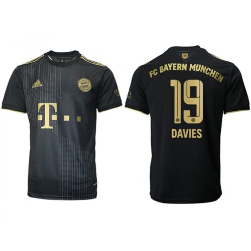 68616d7dc0ab7_1 Men's FC Bayern Munchen #19 Alphonso Davies Black Away Soccer Jersey
