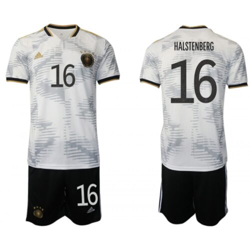 68616def4e4a9_1 Men's Germany #16 Halstenberg White Home Soccer Jersey Suit