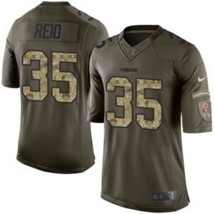 49ers #35 Eric Reid Green Youth Stitched NFL Limited Salute to Service Jersey