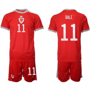 68616ec0a3d7b_1 Men's Wales #11 Bale Red Home Soccer Jersey Suit