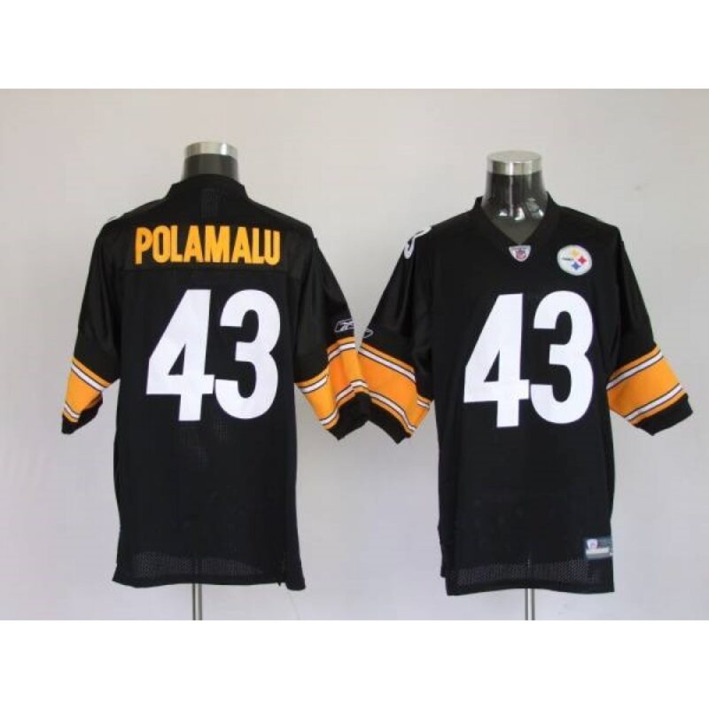 68616f1496d49_1 Steelers #43 Troy Polamalu Black Stitched Youth NFL Jersey