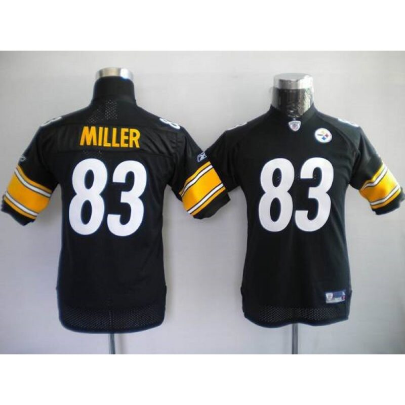 68616f1aacc99_1 Steelers #83 Heath Miller Black Stitched Youth NFL Jersey