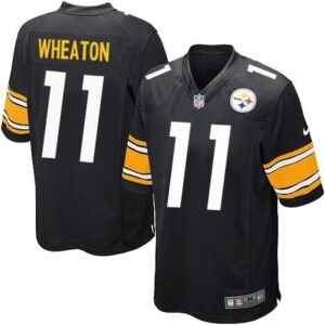 68616f22cac0d_1 Steelers #11 Markus Wheaton Black Team Color Youth Stitched NFL Elite Jersey