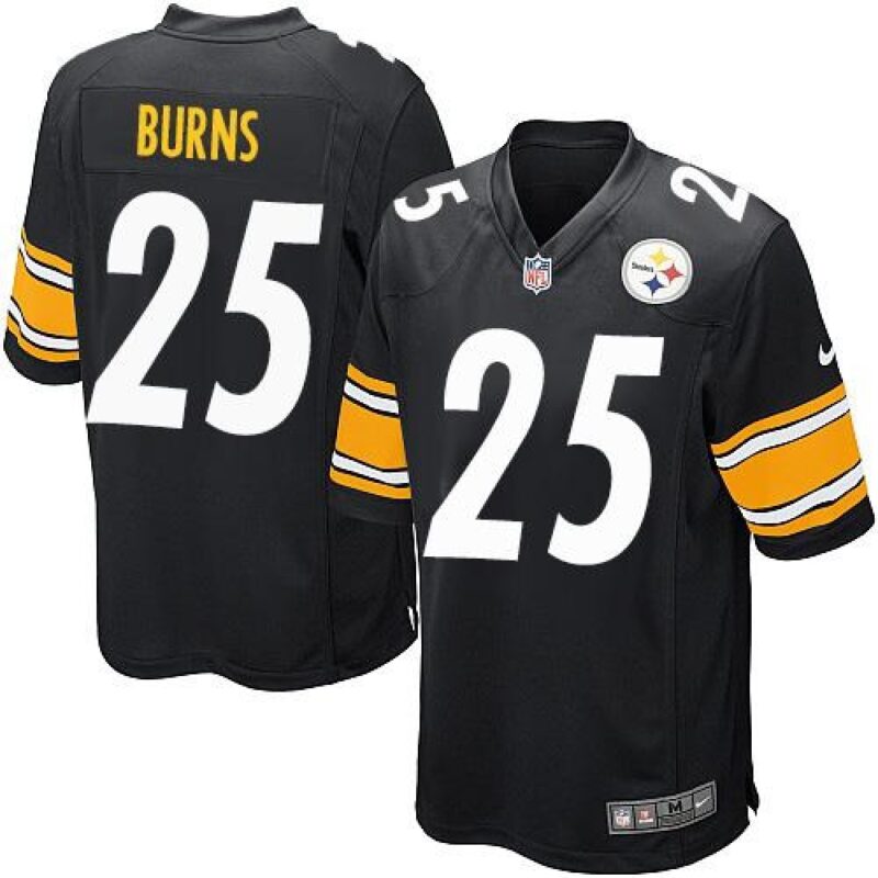 68616f285a01f_1 Steelers #25 Artie Burns Black Team Color Youth Stitched NFL Elite Jersey