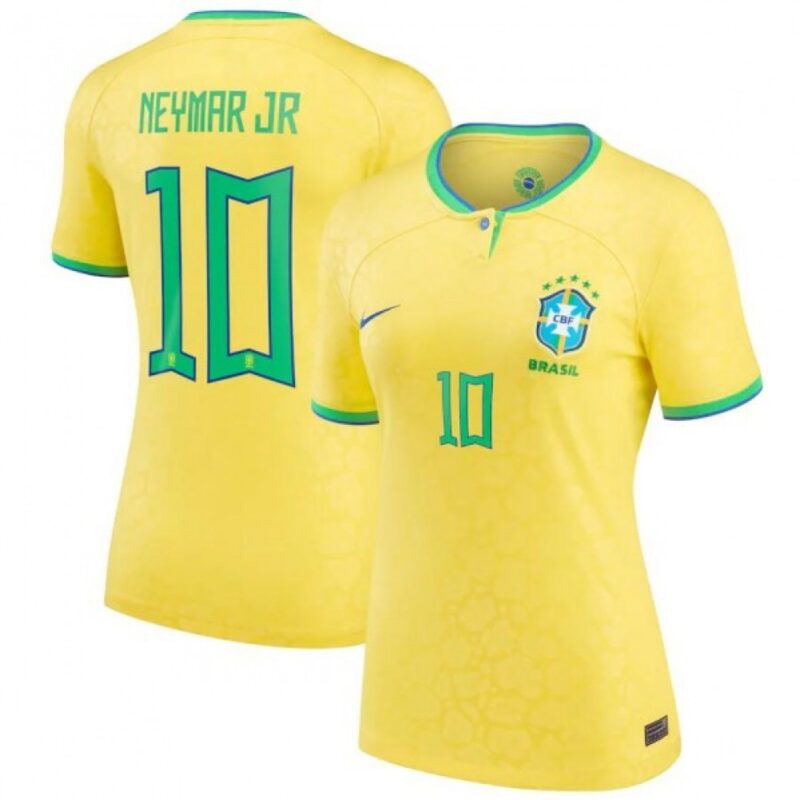 68616f2be2d42_1 Women's Brazil #10 Neymar Jr. Yellow 2022/23 Home Soccer Jersey