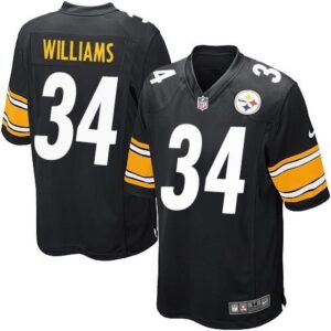 68616f30b3463_1 Steelers #34 DeAngelo Williams Black Team Color Youth Stitched NFL Elite Jersey
