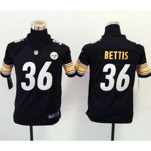 68616f371eb72_1 Steelers #36 Jerome Bettis Black Team Color Youth Stitched NFL Elite Jersey