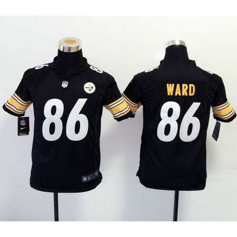 68616f3a681f9_1 Steelers #86 Hines Ward Black Team Color Youth Stitched NFL Elite Jersey