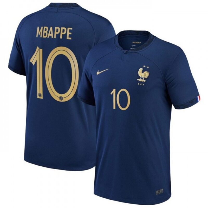 68616f3d5fd7c_1 Men's France #10 Mbappe Navy Home Soccer Jersey