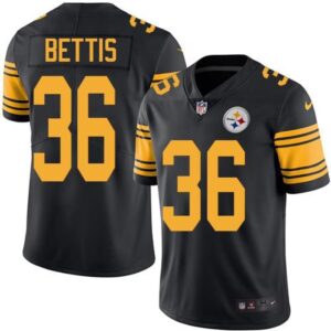 68616f9f97615_1 Steelers #36 Jerome Bettis Black Youth Stitched NFL Limited Rush Jersey