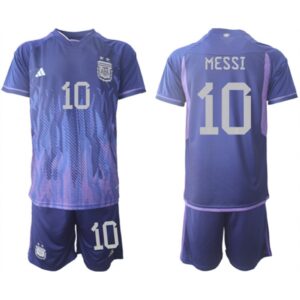 68616fb376b30_1 Men's Argentina #10 Messi Purple 2022 FIFA World Cup Away Soccer Jersey Suit
