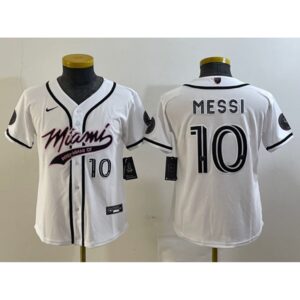 68616fcade96e_1 Women's Inter Miami CF #10 Lionel Messi White Cool Base Stitched Jersey