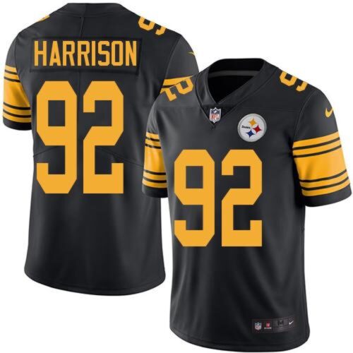 68616ff982fe4_1 Steelers #92 James Harrison Black Youth Stitched NFL Limited Rush Jersey