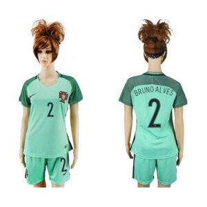 6861705ad3e48_1 Women's Portugal #2 Bruno Alves Away Soccer Country Jersey