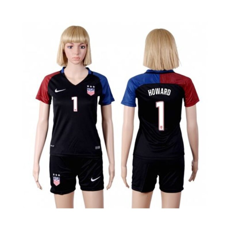 686170757e927_1 Women's USA #1 Howard Away(Three Star) Soccer Country Jersey