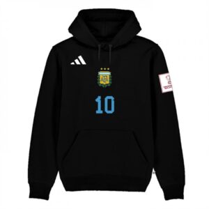 686170927e3a3_1 Men's Argentina #10 Messi Black 2022 FIFA World Cup Soccer Hoodie 001