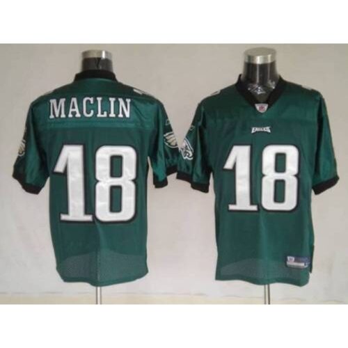686170ad19ee1_1 Eagles #18 Jeremy Maclin Green Stitched Youth NFL Jersey