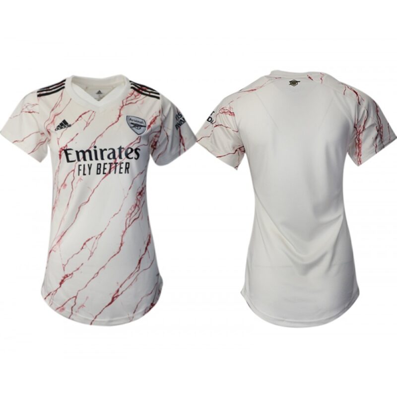 686170b9a2a1e_1 Women's Arsenal Blank Away Soccer Club Jersey