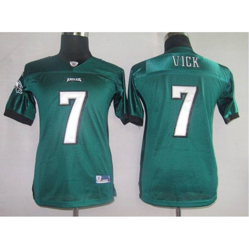 686170ba332cc_1 Eagles #7 Michael Vick Green Stitched Youth NFL Jersey