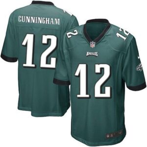 686170c2dcb48_1 Eagles #12 Randall Cunningham Midnight Green Team Color Youth Stitched NFL New Elite Jersey